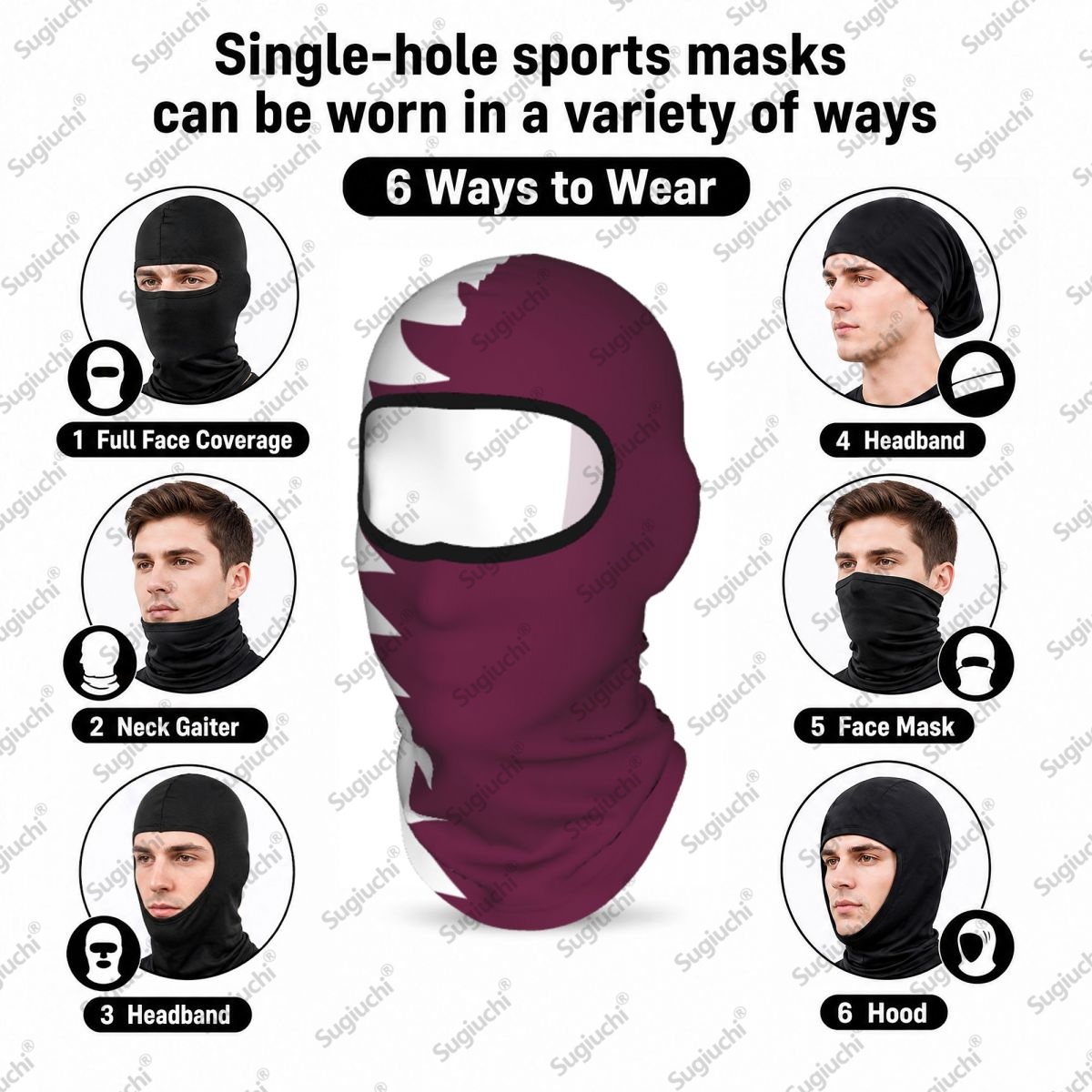Qatar Cycling Balaclava Full F - Men'S Fashion Qatar avaliação e preço