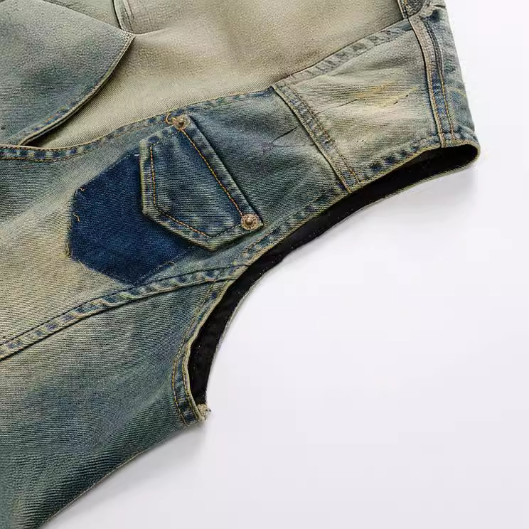 Spring Autumn New Fashion Men' - Men'S Fashion Vest With Jeans avaliação e preço