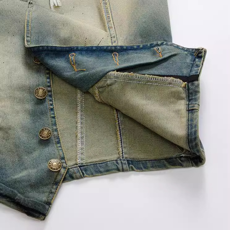 Spring Autumn New Fashion Men' - Men'S Fashion Vest With Jeans avaliação e preço