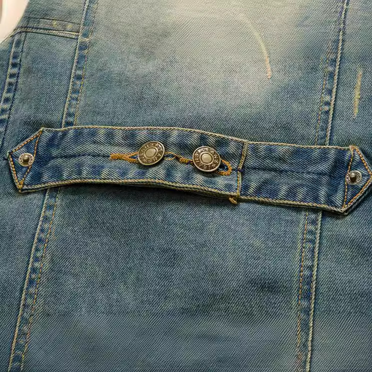 Spring Autumn New Fashion Men' - Men'S Fashion Vest With Jeans avaliação e preço
