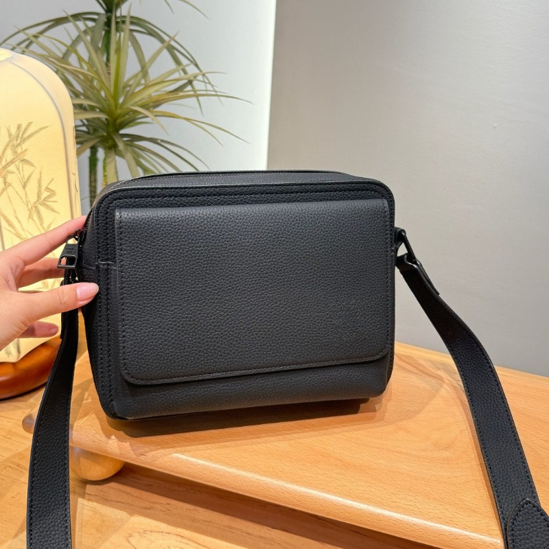 Men Classic Genuine Leather Sh - Crossbody Bag Men avaliação e preço