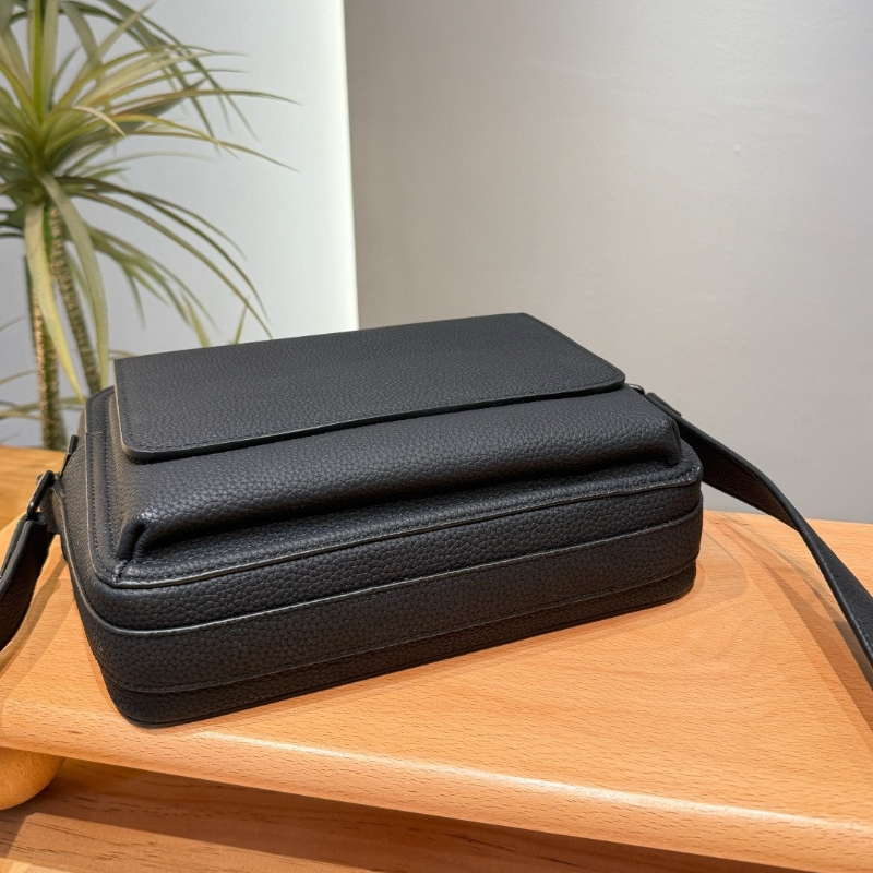 Men Classic Genuine Leather Sh - Crossbody Bag Men avaliação e preço