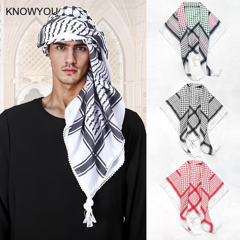 Arab Keffiyeh Muslim Hijab She - Men'S Fashion Head Scarf avaliação e preço