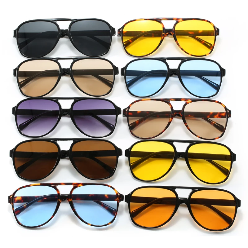 Unisex Fashion Sunglasses UV40 - Yellow Men'S Fashion avaliação e preço