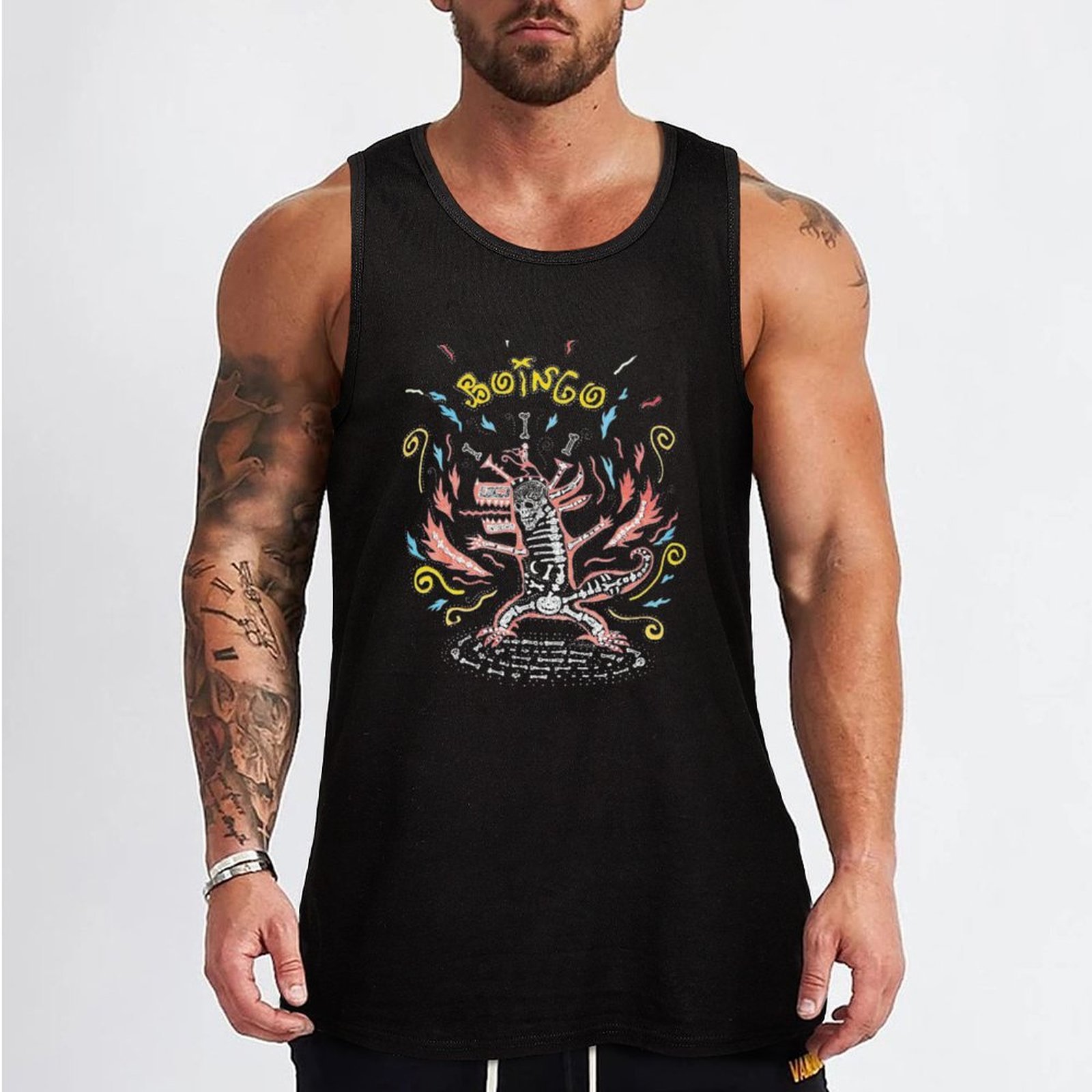 oingo boingo 80s Tank Top Grap - Men'S Fashion From The 80S avaliação e preço