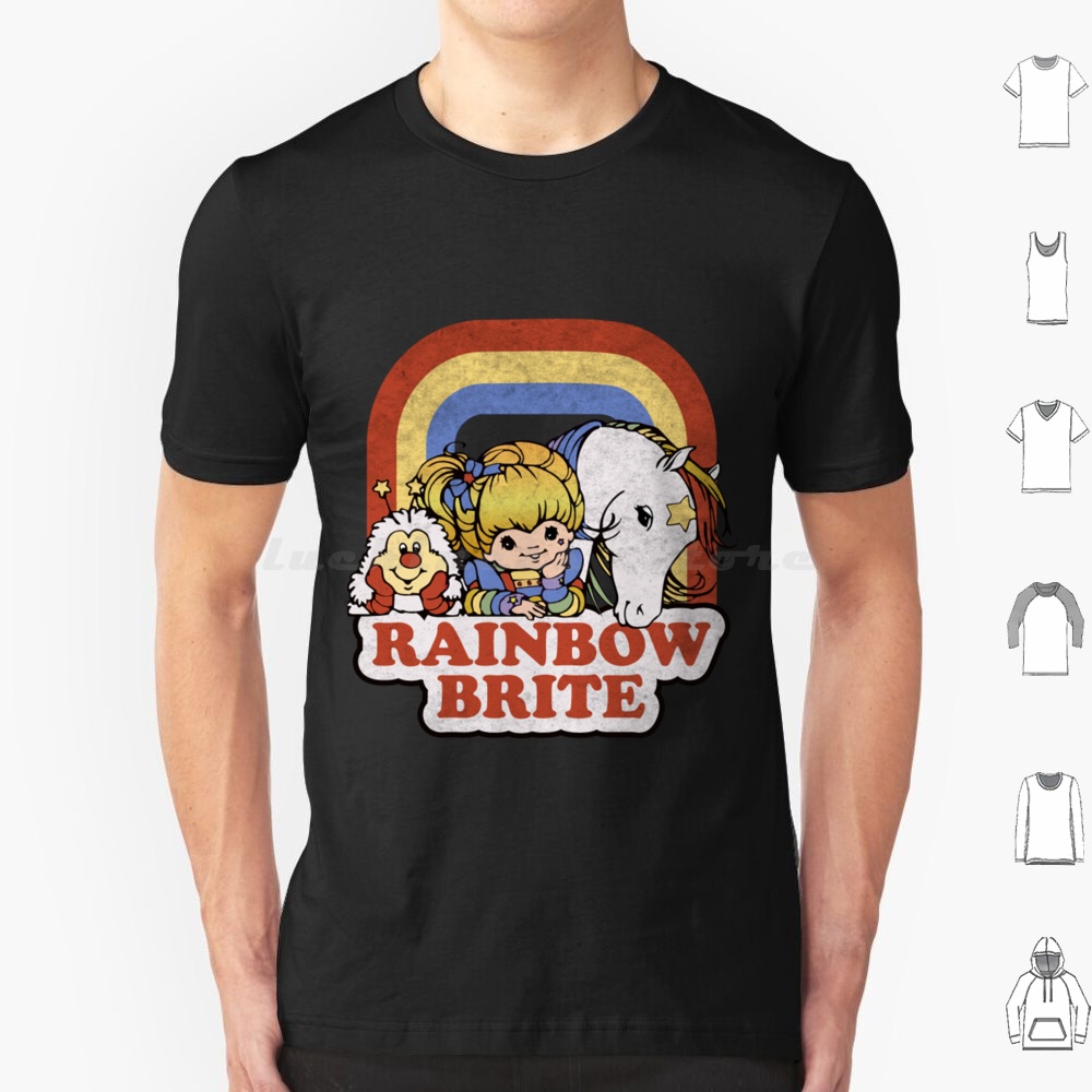 Rainbow Brite T-Shir T Shirt C - Men'S Fashion From The 80S avaliação e preço