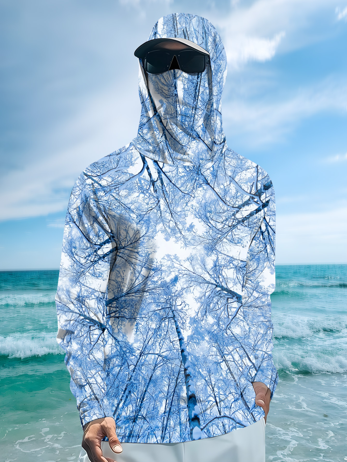 Fishing hooded sweatshirt men' - Mens Fashion Summer avaliação e preço