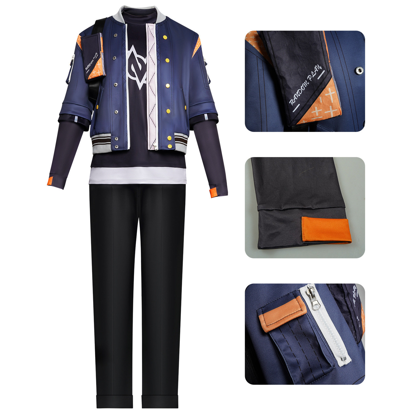 Wise Cosplay Costume Zenless Z - Crossbody Bag Men avaliação e preço