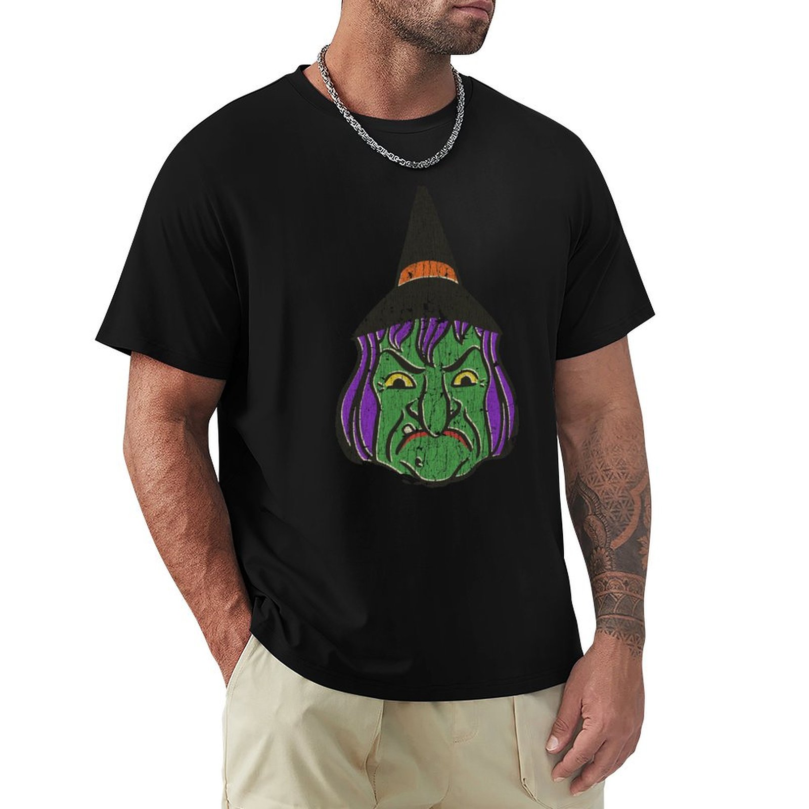 1950s Halloween Witch T-Shirt  - 1950S Fashion Men'S avaliação e preço