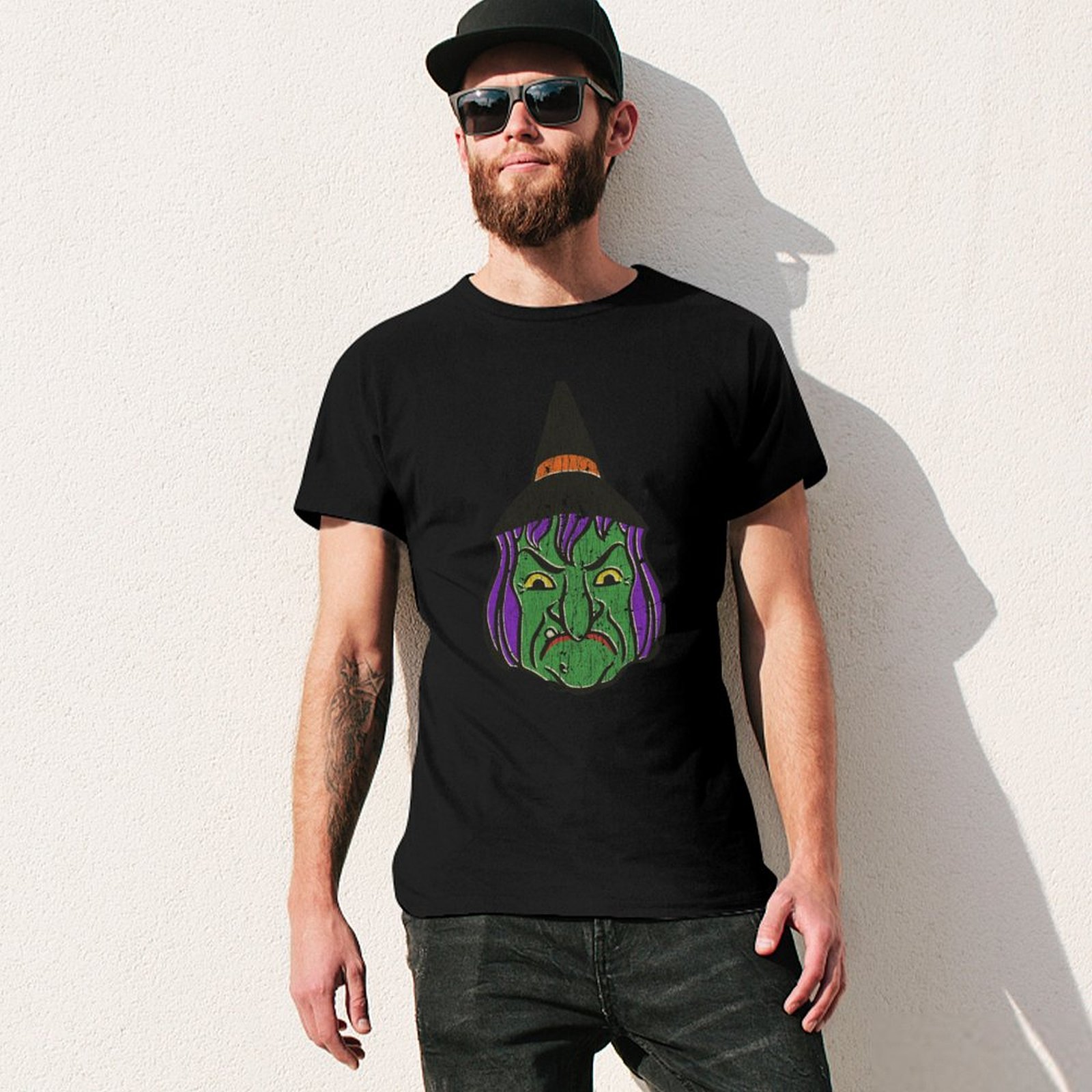 1950s Halloween Witch T-Shirt  - 1950S Fashion Men'S avaliação e preço