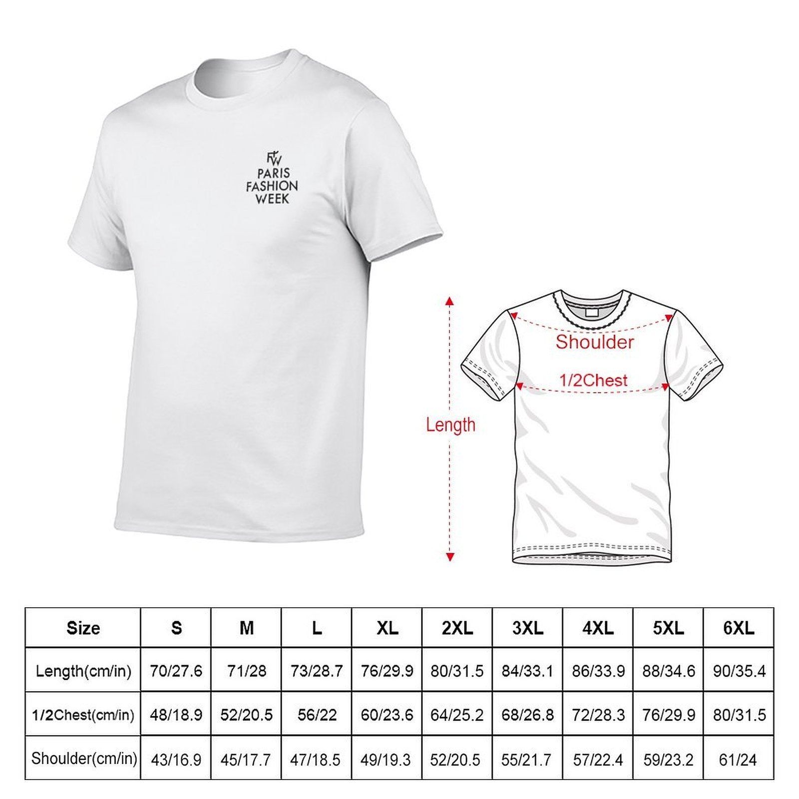 Paris Fashion Week T-Shirt Lig - Men'S Paris Fashion Week avaliação e preço