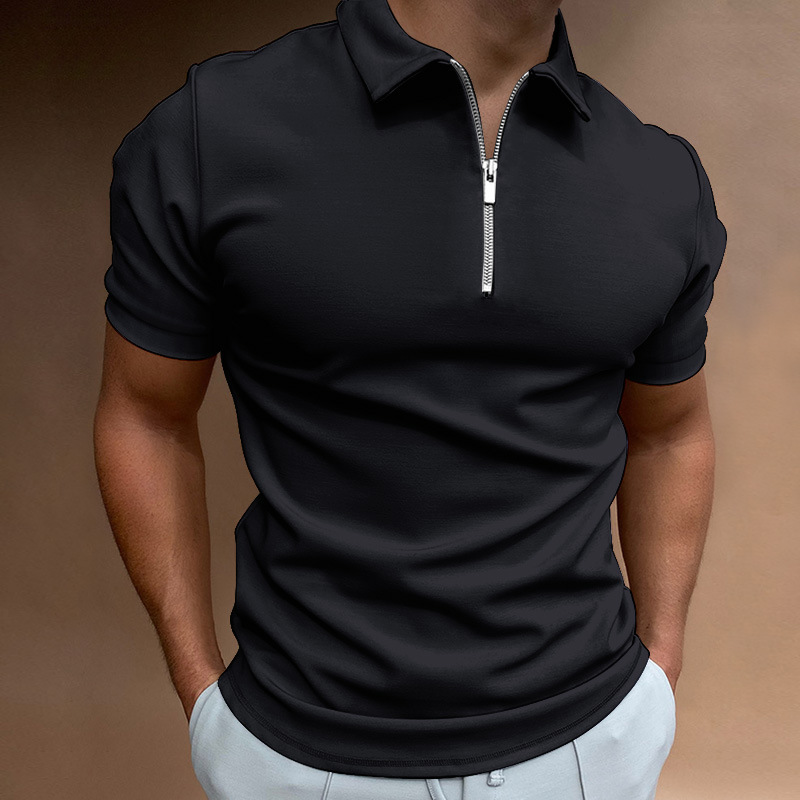 Summer Men's Quarter Zip Short - Mens Fashion Quarter Zip avaliação e preço