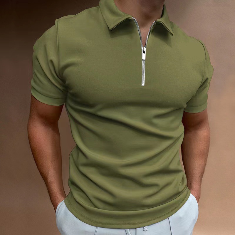 Summer Men's Quarter Zip Short - Mens Fashion Quarter Zip avaliação e preço