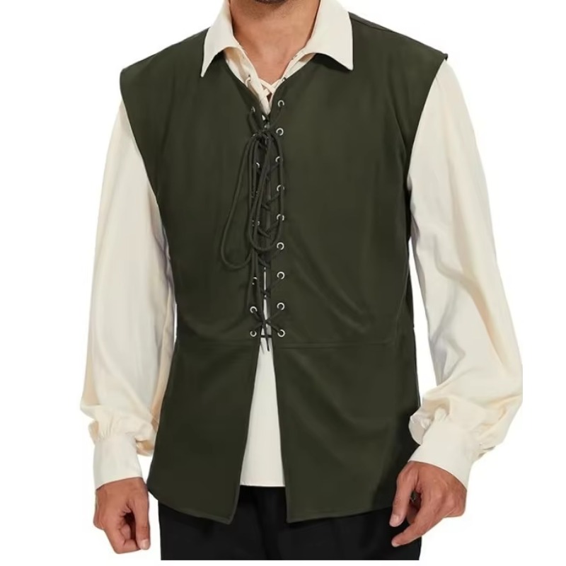 Medieval Renaissance Pirate Go - Mens Fashion Vest avaliação e preço