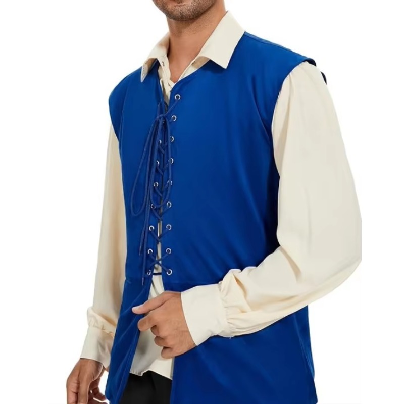 Medieval Renaissance Pirate Go - Mens Fashion Vest avaliação e preço