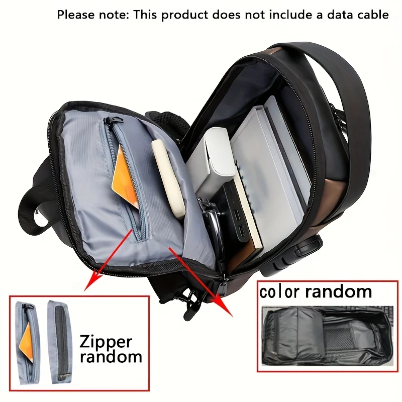 Waterproof Anti-Theft Backpack - Crossbody Bag Men avaliação e preço