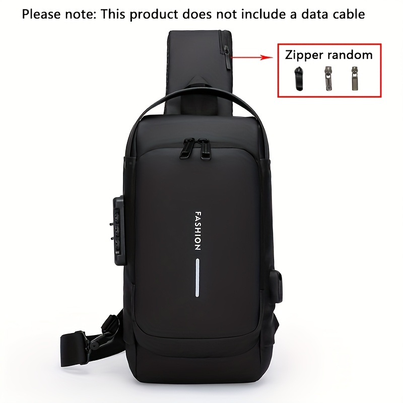 Waterproof Anti-Theft Backpack - Crossbody Bag Men avaliação e preço