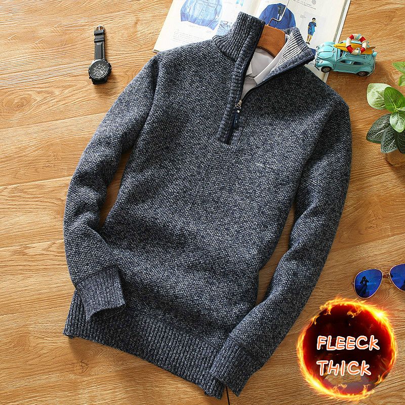 Men's Half-Zip Turtleneck Swea - Turtleneck Sweater Men avaliação e preço