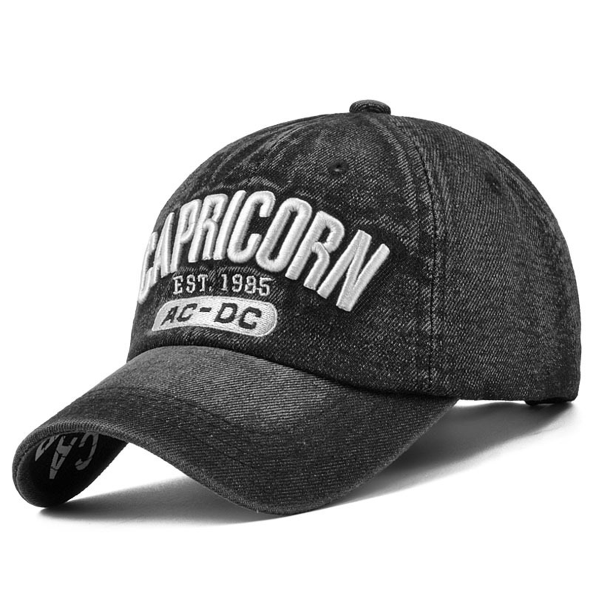 Unisex CAPRICORN Letter Embroi - Trucker Hat Cap avaliação e preço