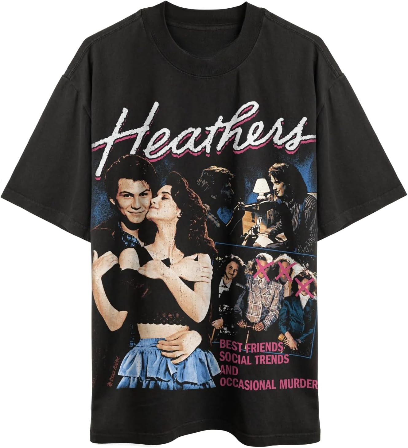 Heathers 80s Teen Movie T Shir - Men'S Fashion From The 80S avaliação e preço