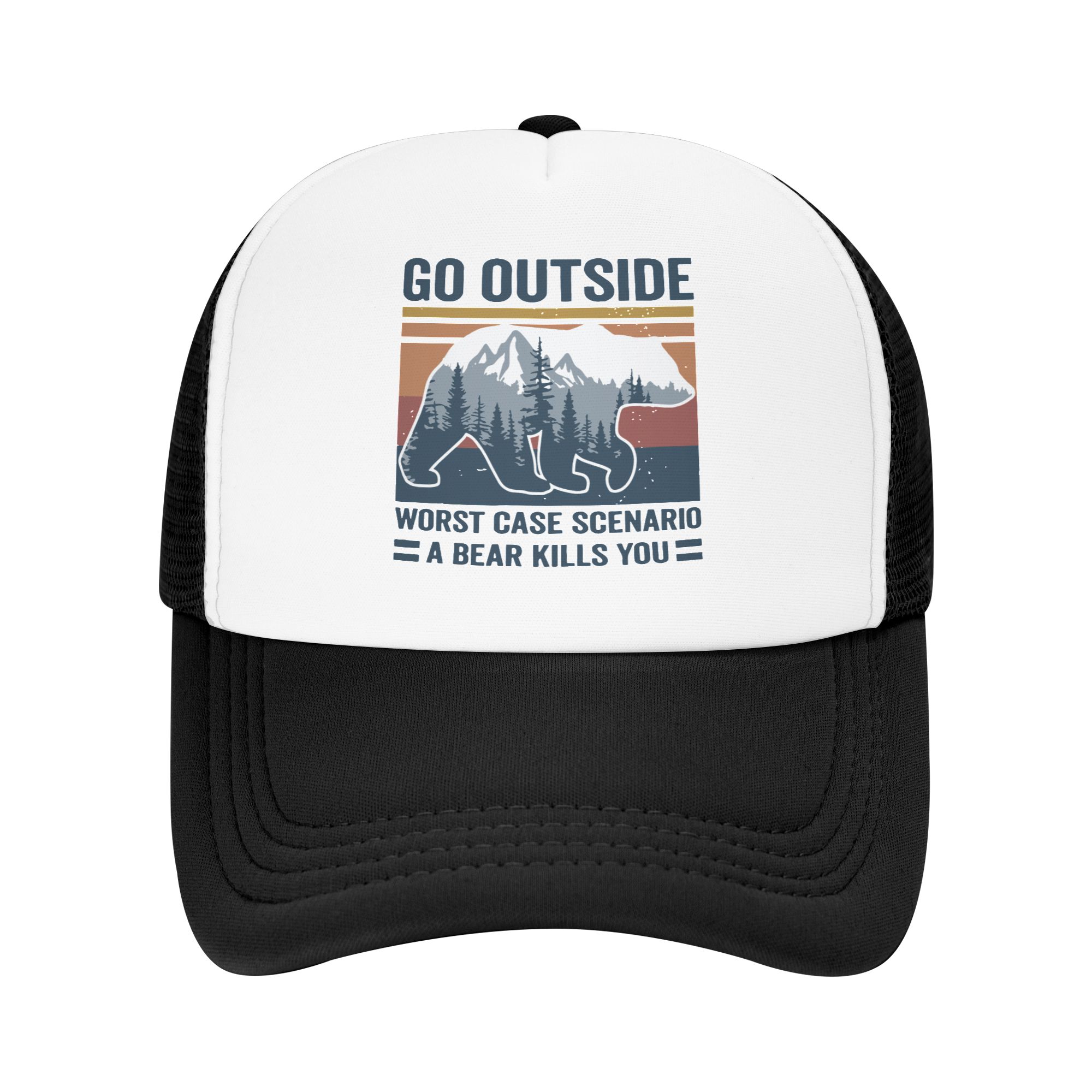Go Outside Worst Case Scenario - Trucker Hat Cap avaliação e preço