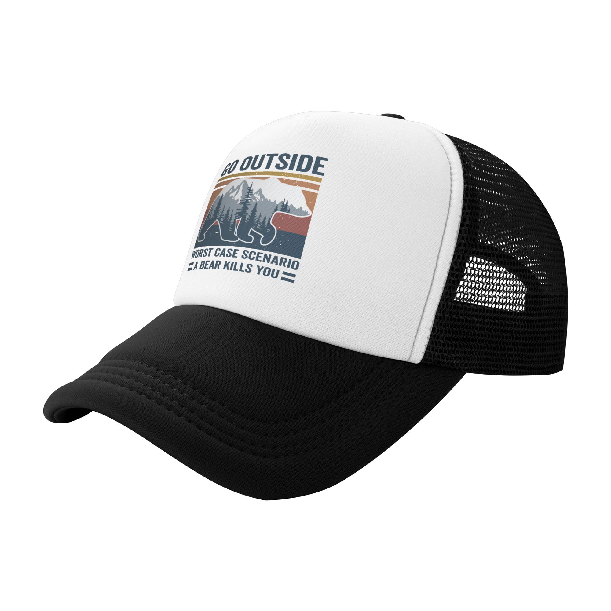 Go Outside Worst Case Scenario - Trucker Hat Cap avaliação e preço