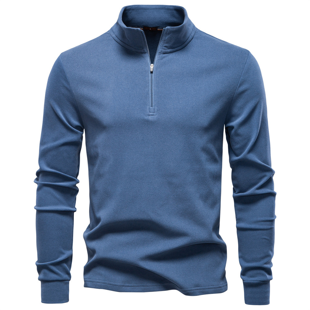 Men's half-zip cardigan, long- - Mens Fashion Quarter Zip avaliação e preço