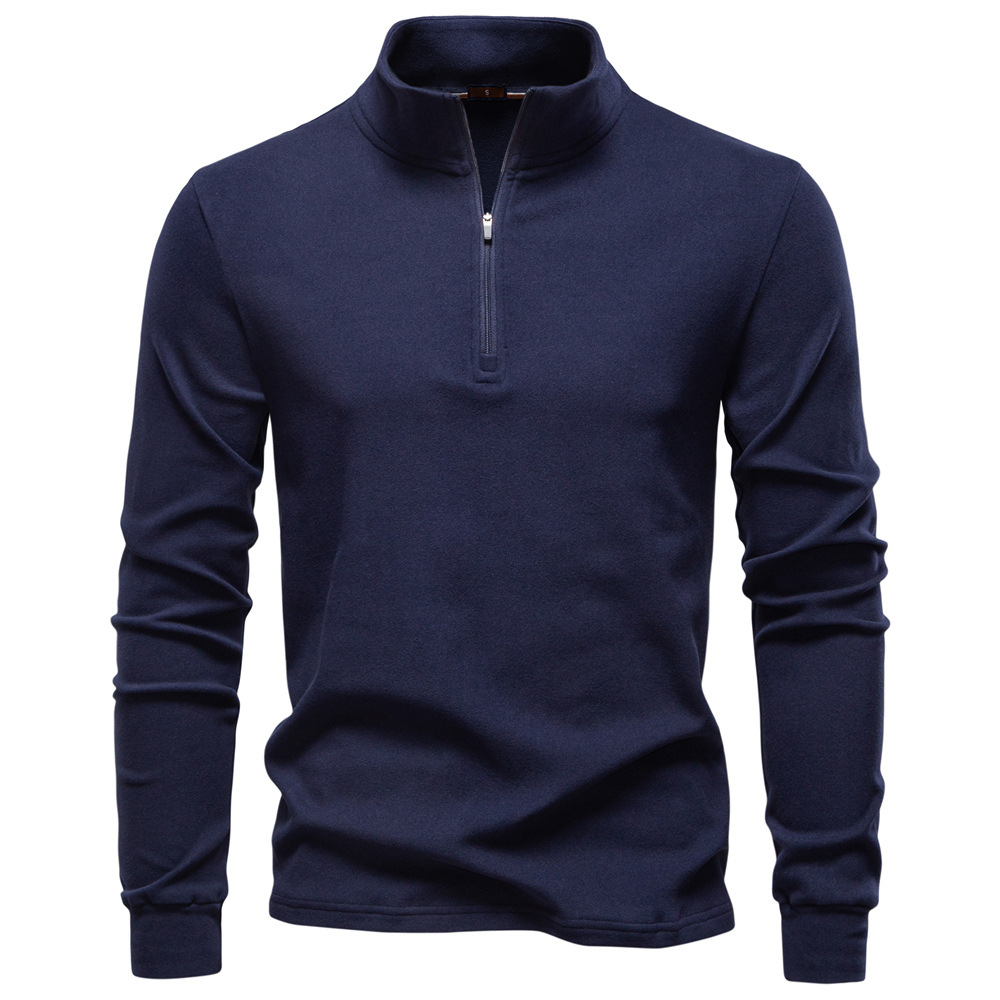 Men's half-zip cardigan, long- - Mens Fashion Quarter Zip avaliação e preço
