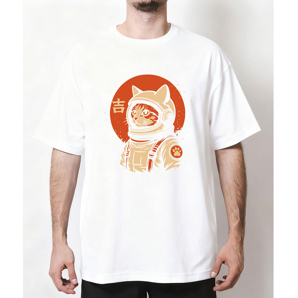 Space Cat Retro Japanese 1950s - 1950S Fashion Men'S avaliação e preço