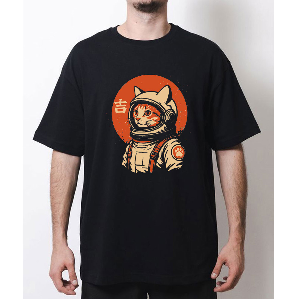 Space Cat Retro Japanese 1950s - 1950S Fashion Men'S avaliação e preço