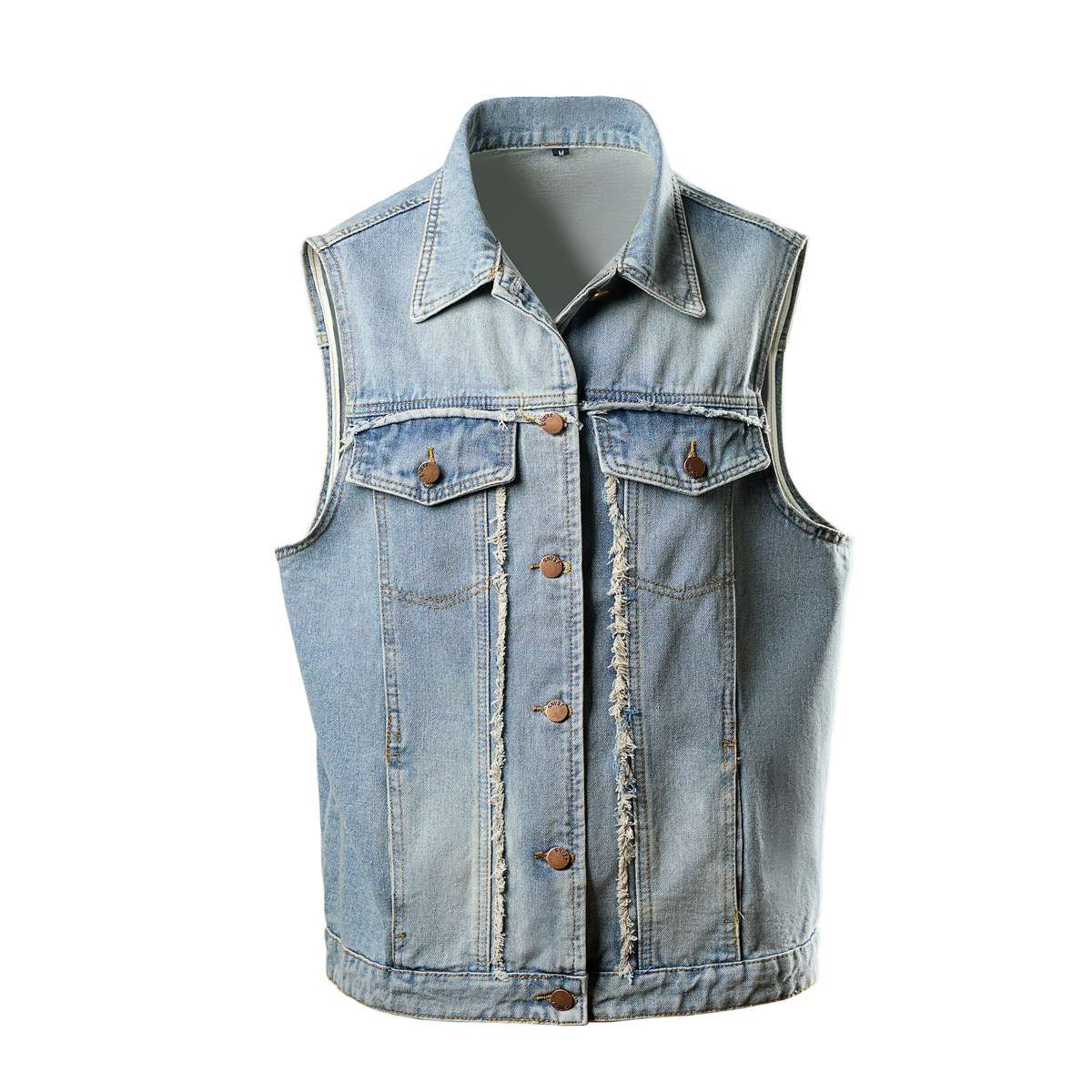 Spring Summer Men's Denim Vest - Men'S Fashion Vest With Jeans avaliação e preço