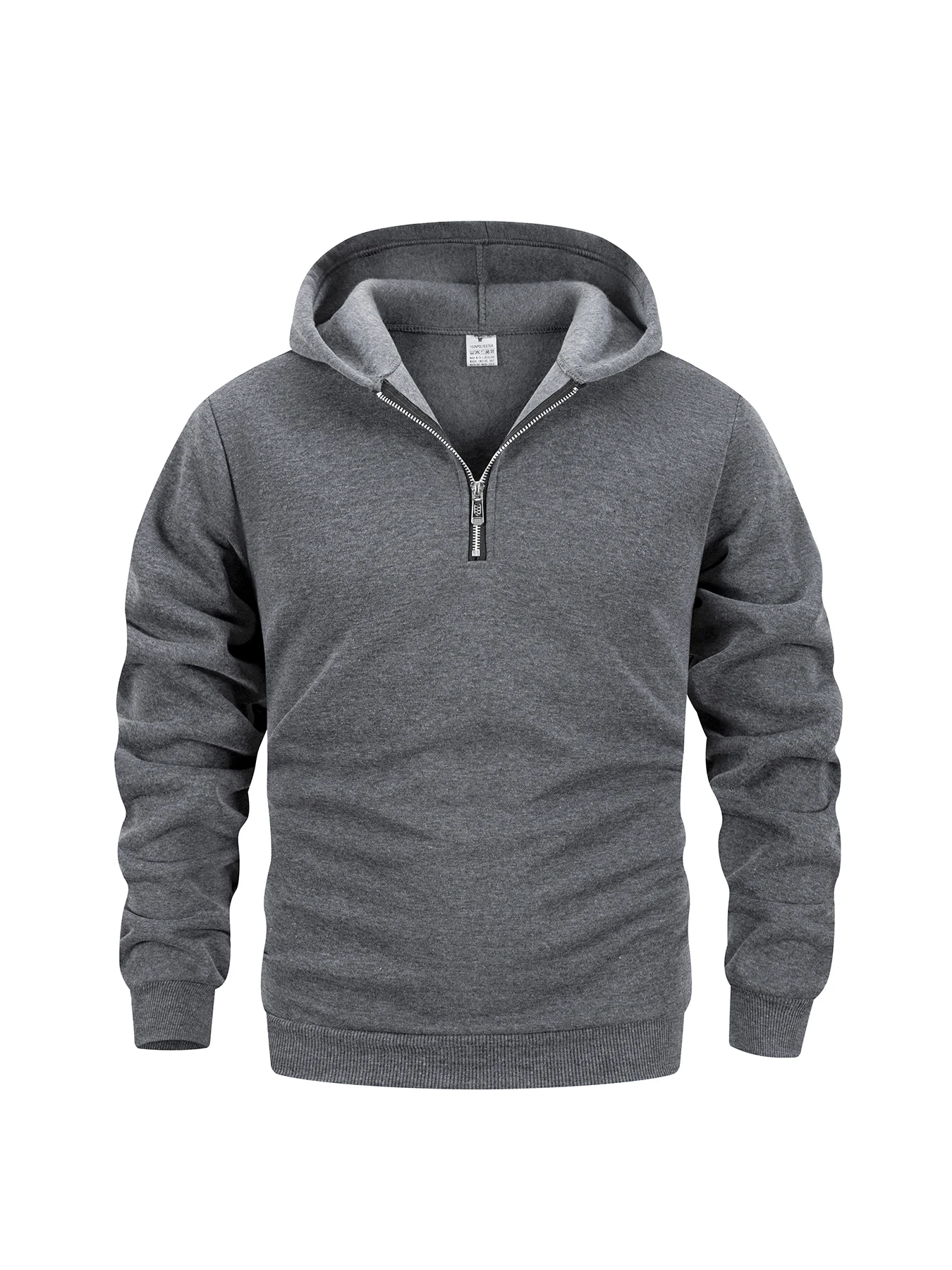 Men's Quarter Zip Up Hoodies A - Mens Fashion Quarter Zip avaliação e preço