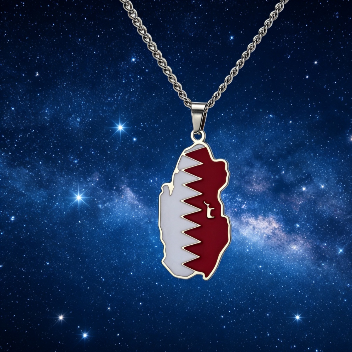 Drip Oil Qatar Map Necklace Fo - Men'S Fashion Qatar avaliação e preço