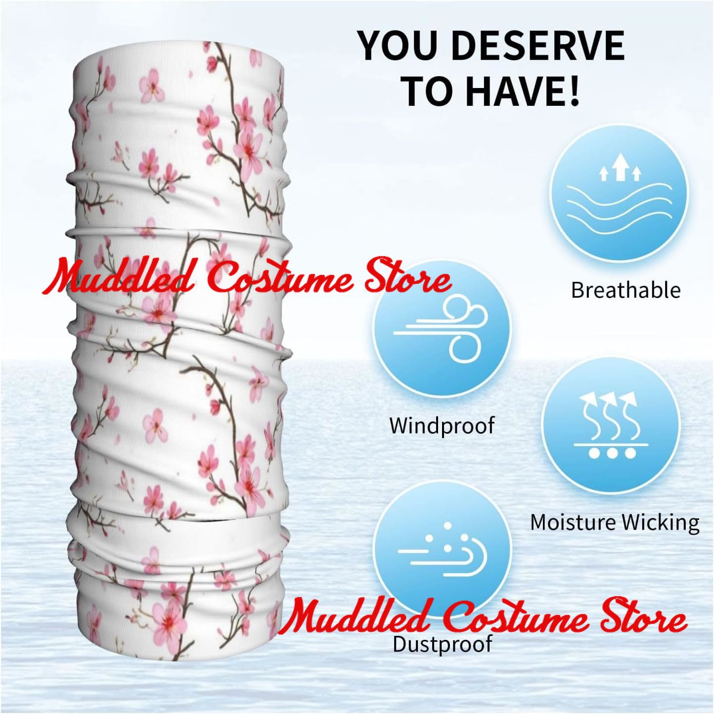 Cherry Blossoms Flowers Patter - Men'S Fashion Head Scarf avaliação e preço