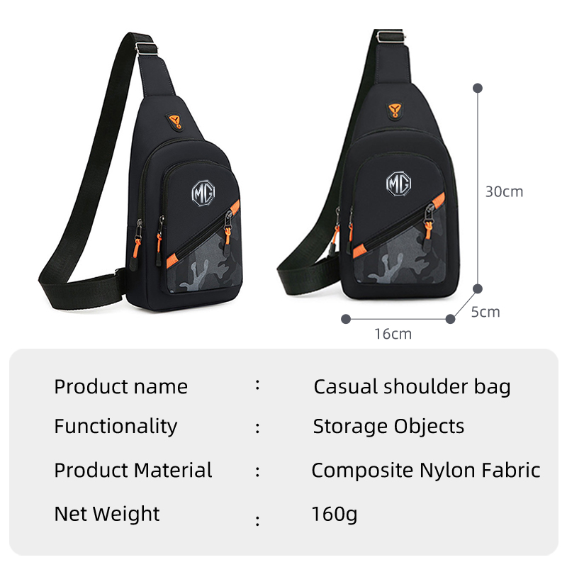 Car Logo Camouflage Men Slante - Crossbody Bag Men avaliação e preço